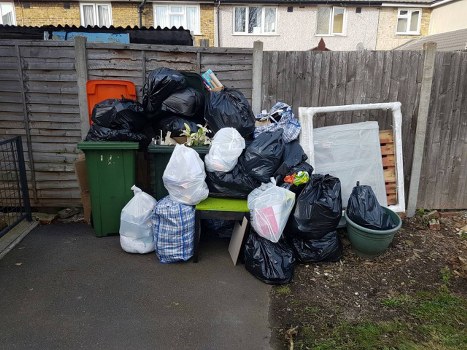 Types of waste managed in Mitcham