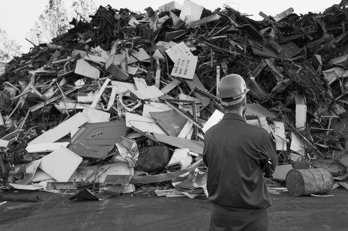 Professional house clearance team at work in Mitcham