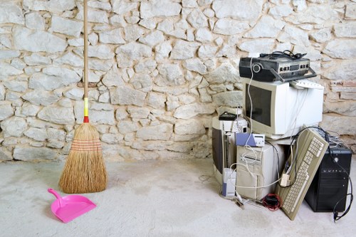 Clearance professionals planning the office removal process